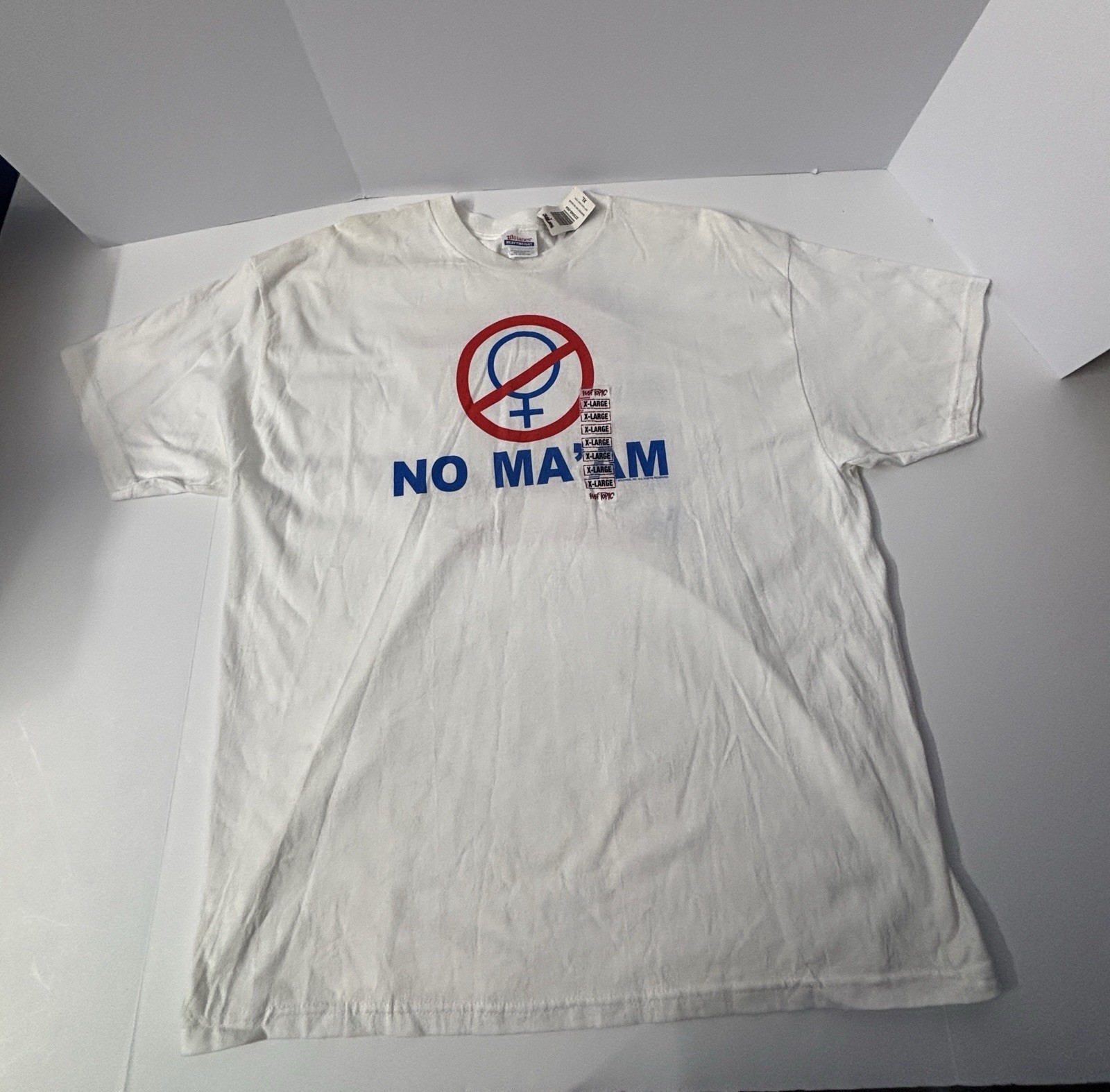 Married With Children Al Bundy NO MA’AM T- Shirt, White, Adult XL, NWT