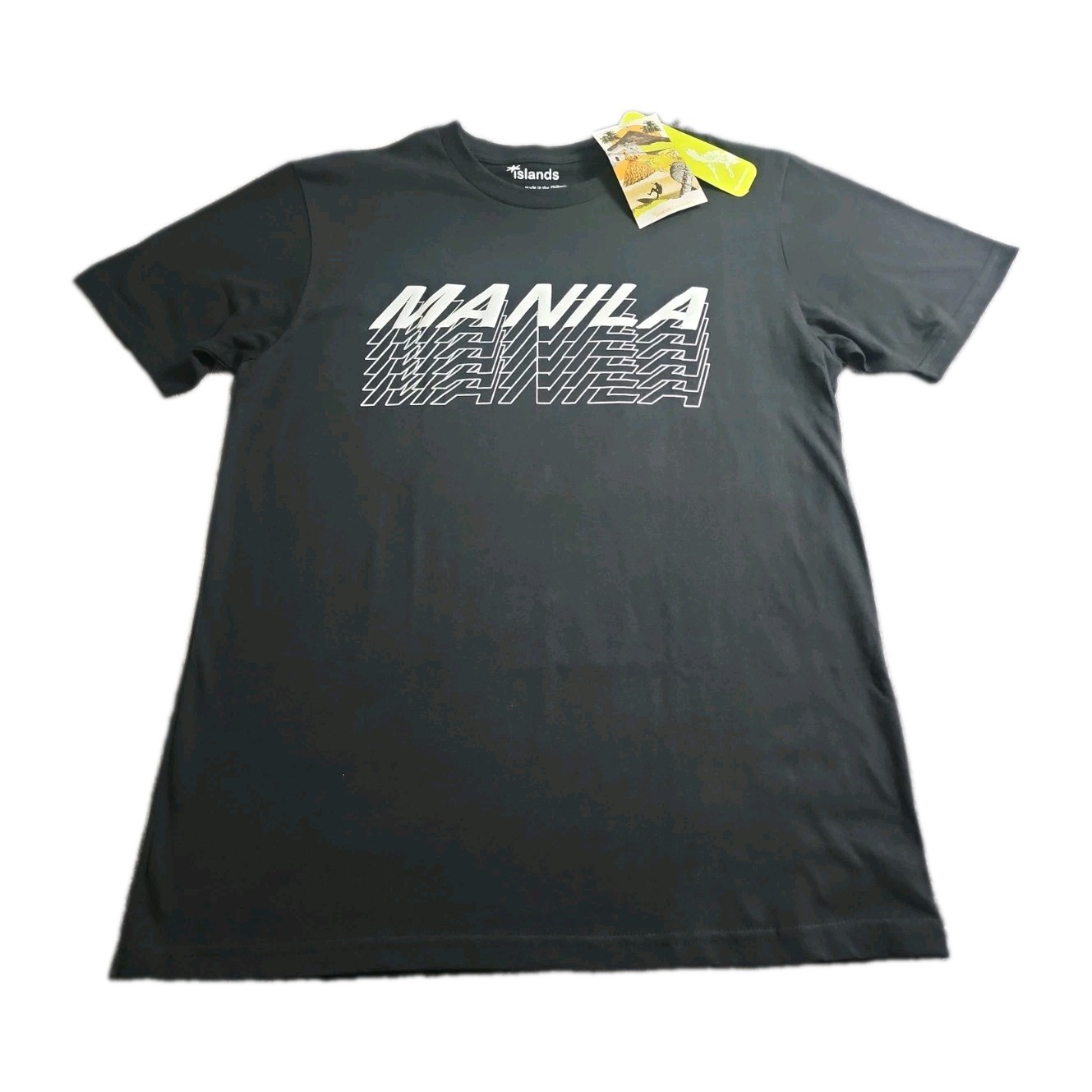 New Black Philippines T-shirt Medium. Manila Graphics Islands Souvenirs