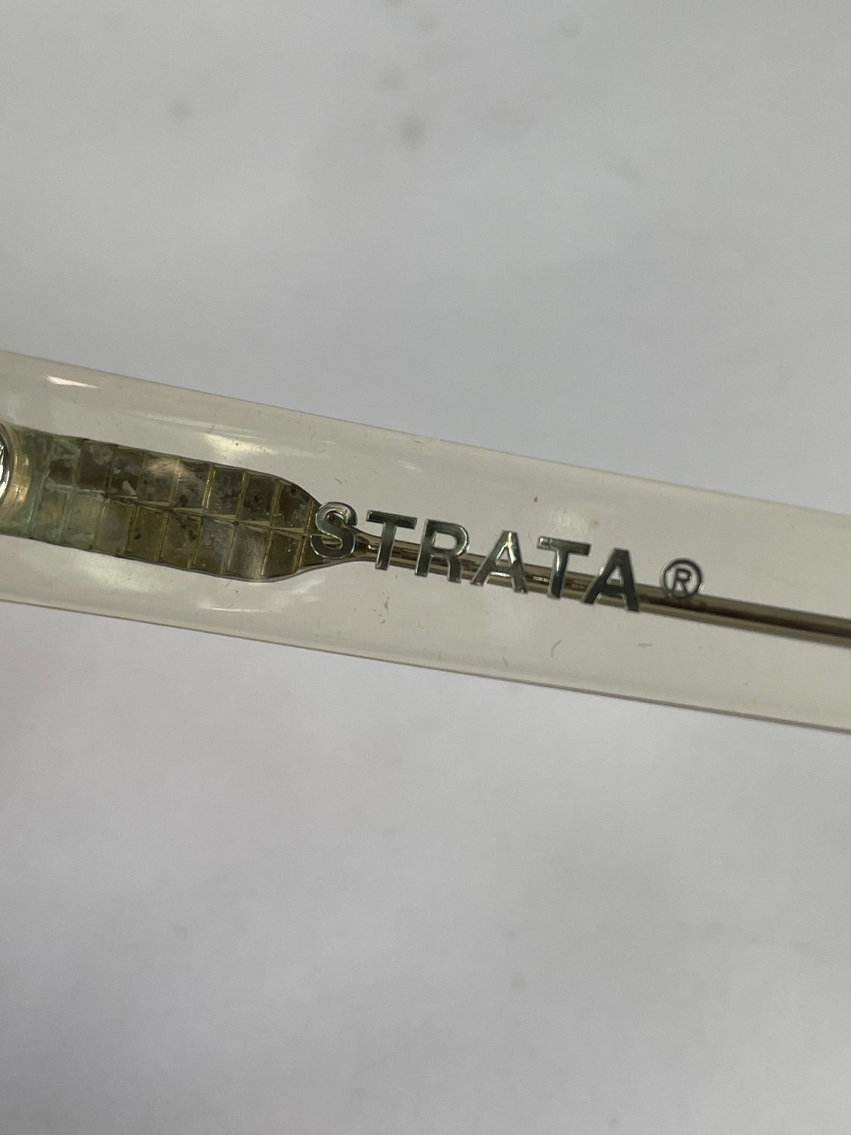 Strata Roadcase Clear Champagne Sunglasses Bottle Green Lenses