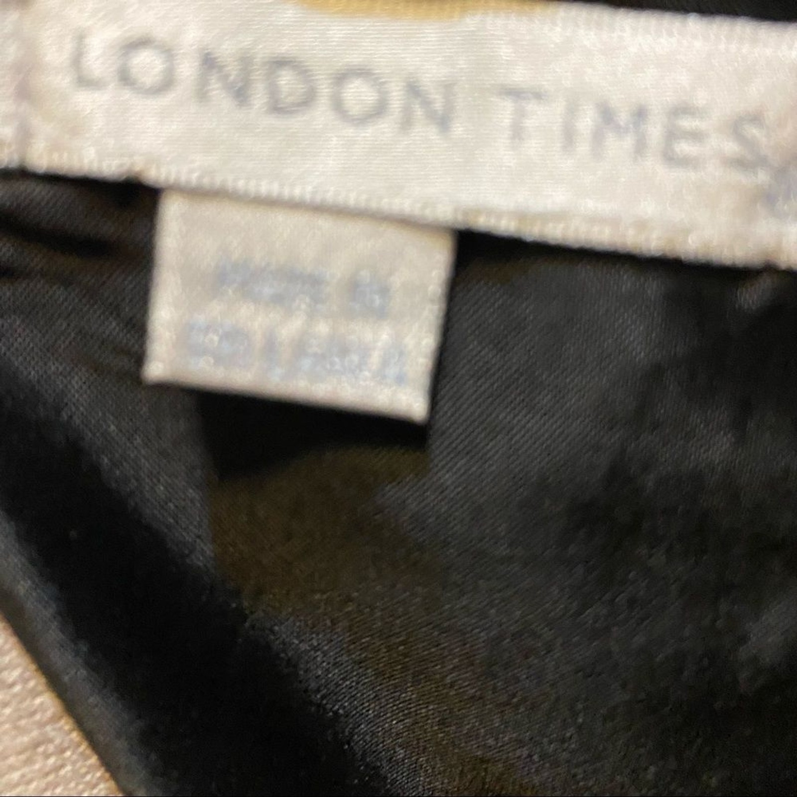 London Times Form fitting jean dress