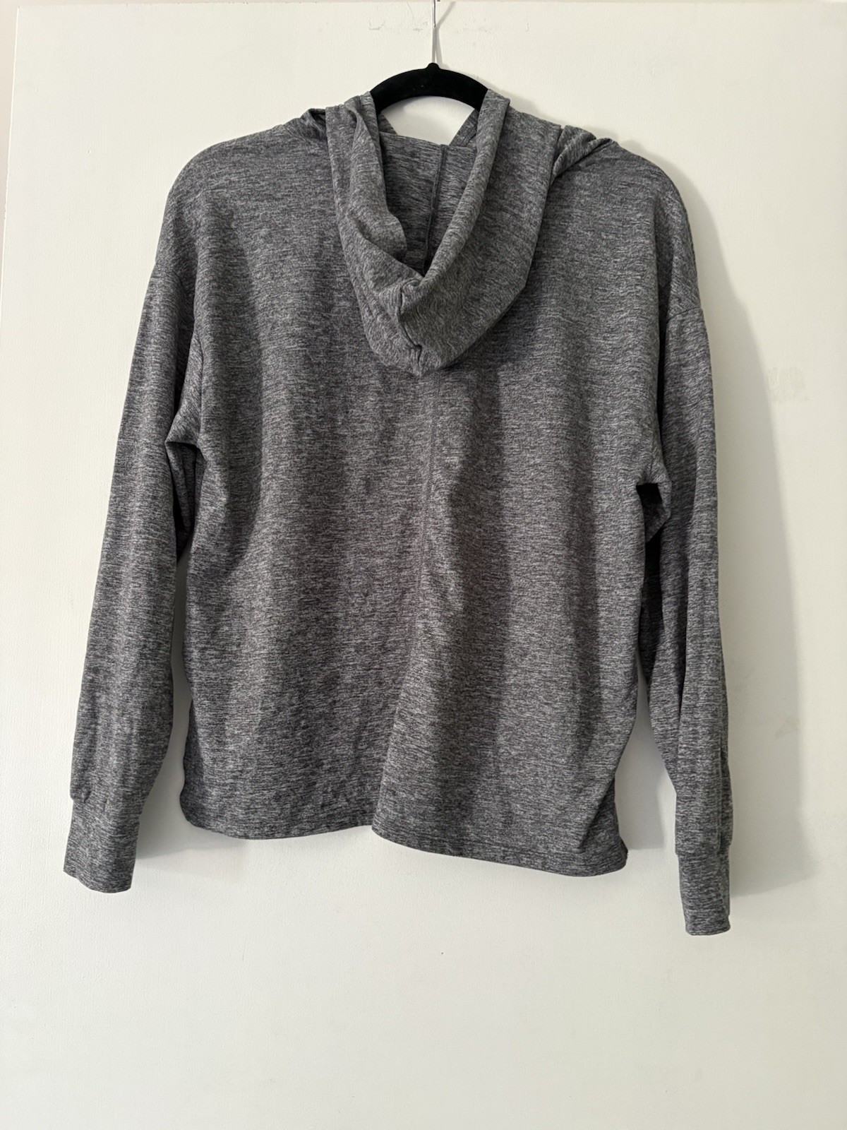 Gap Fit Women’s Long Sleeve Hooded Grey Pullover Size Small