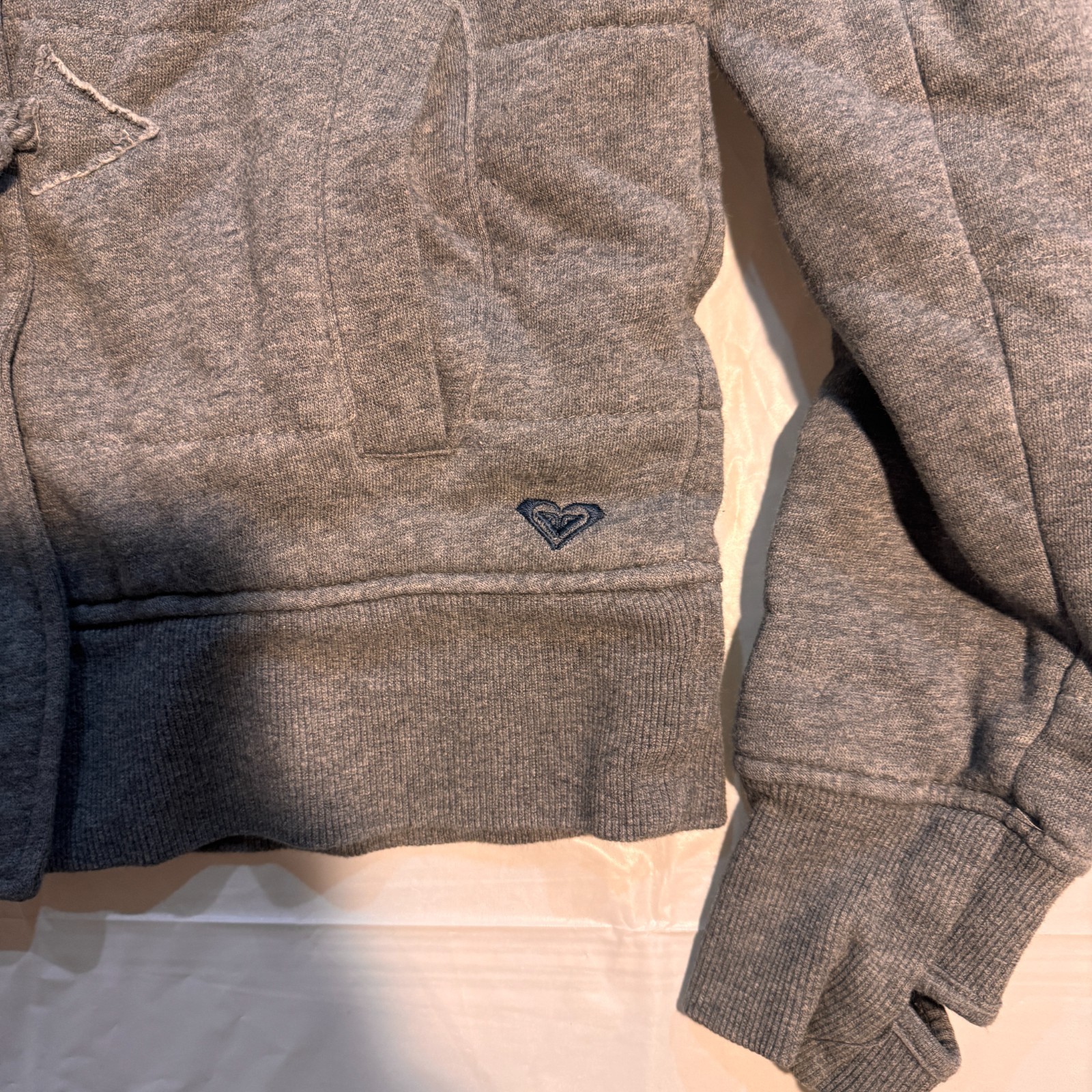 Roxy Women’s Gray Duffle Coat Zip, Button, and Toggle Closure Size: XS