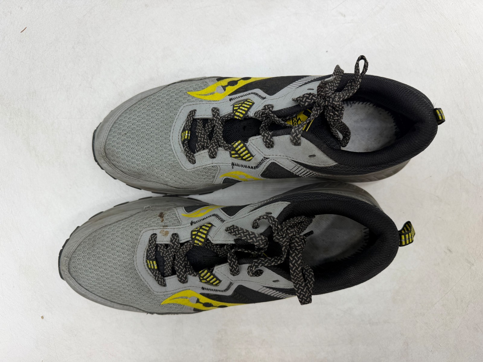 Saucony Excursion TR16 Trail Running Sneakers Men’s Fossil Black Lace Up – 10