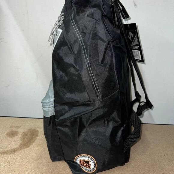 Vintage Los Angeles LA Kings Backpack Bag Black NHL Nasco Lightweight Printed