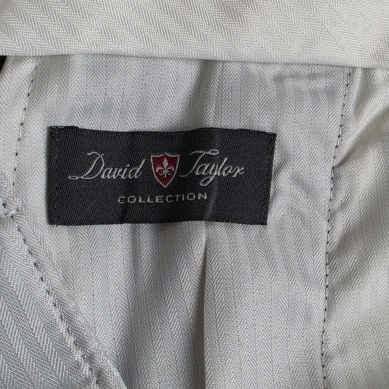 David Taylor Collection Flexslax II Pants Men 42×29 Navy Blue Dress Polyester