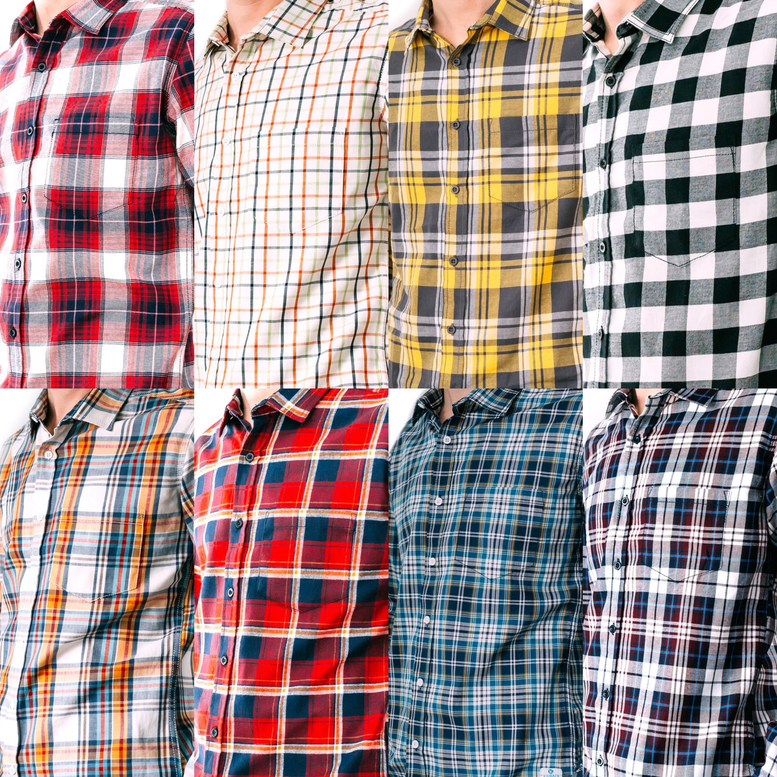 Men’s Button Down Ultra Slim Kaiback Kickback Soft Cotton Shirt