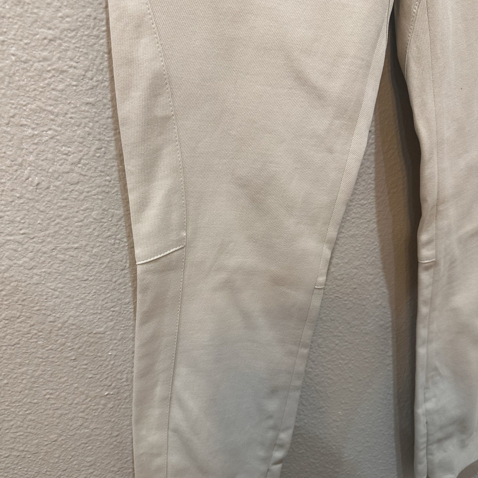 Loro Piana Ivory Cotton Twill Riding Style Crop Pants 40 US 4 Quiet Luxury New
