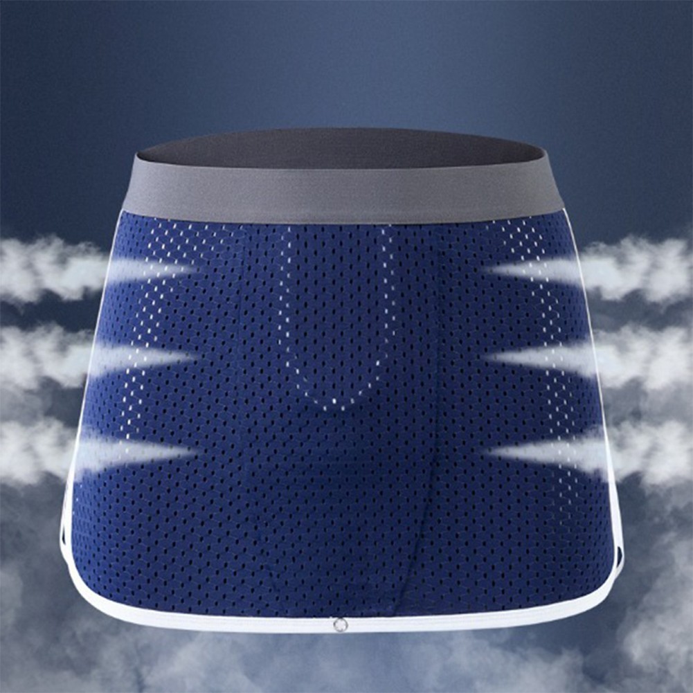Comfortable Men’s Open Crotch Boxer Briefs Breathable Underwear for LINGERIE