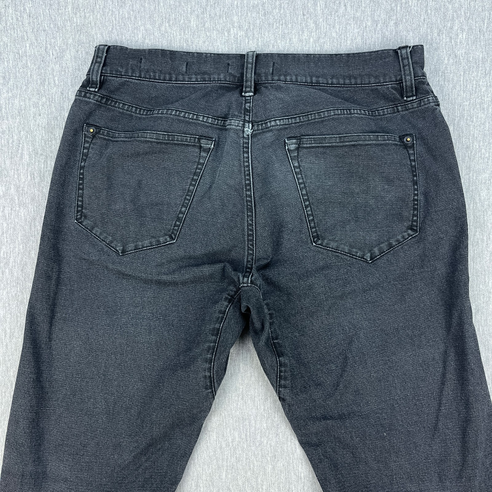 Proof Rover Pant Men 29×30 Slim *Fits 31×30 Black Faded Stretch Canvas Huckberry