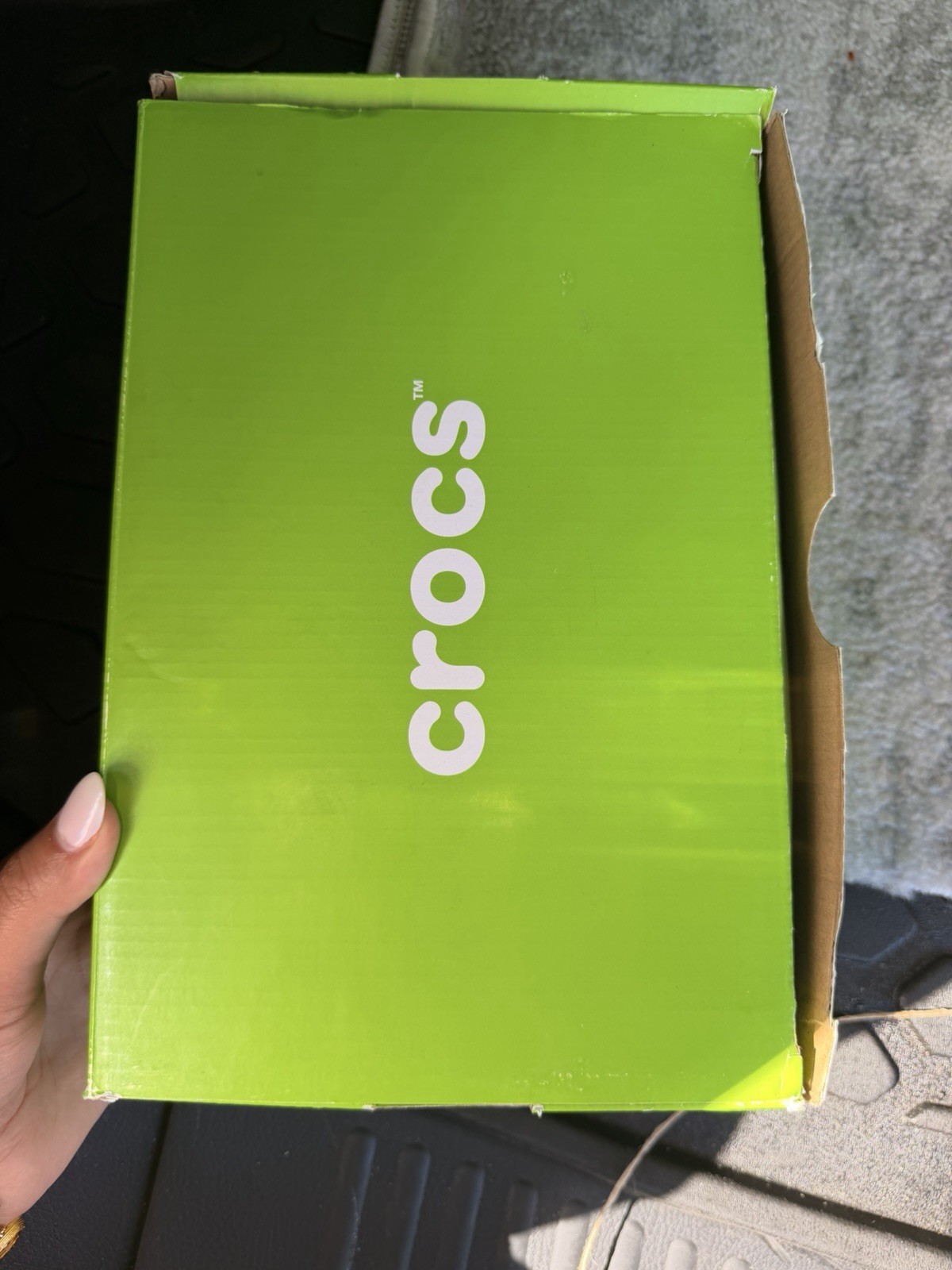 Crocs Unisex Lined Clog Black Solid Logo Leather Upper US 6 EU 36-37
