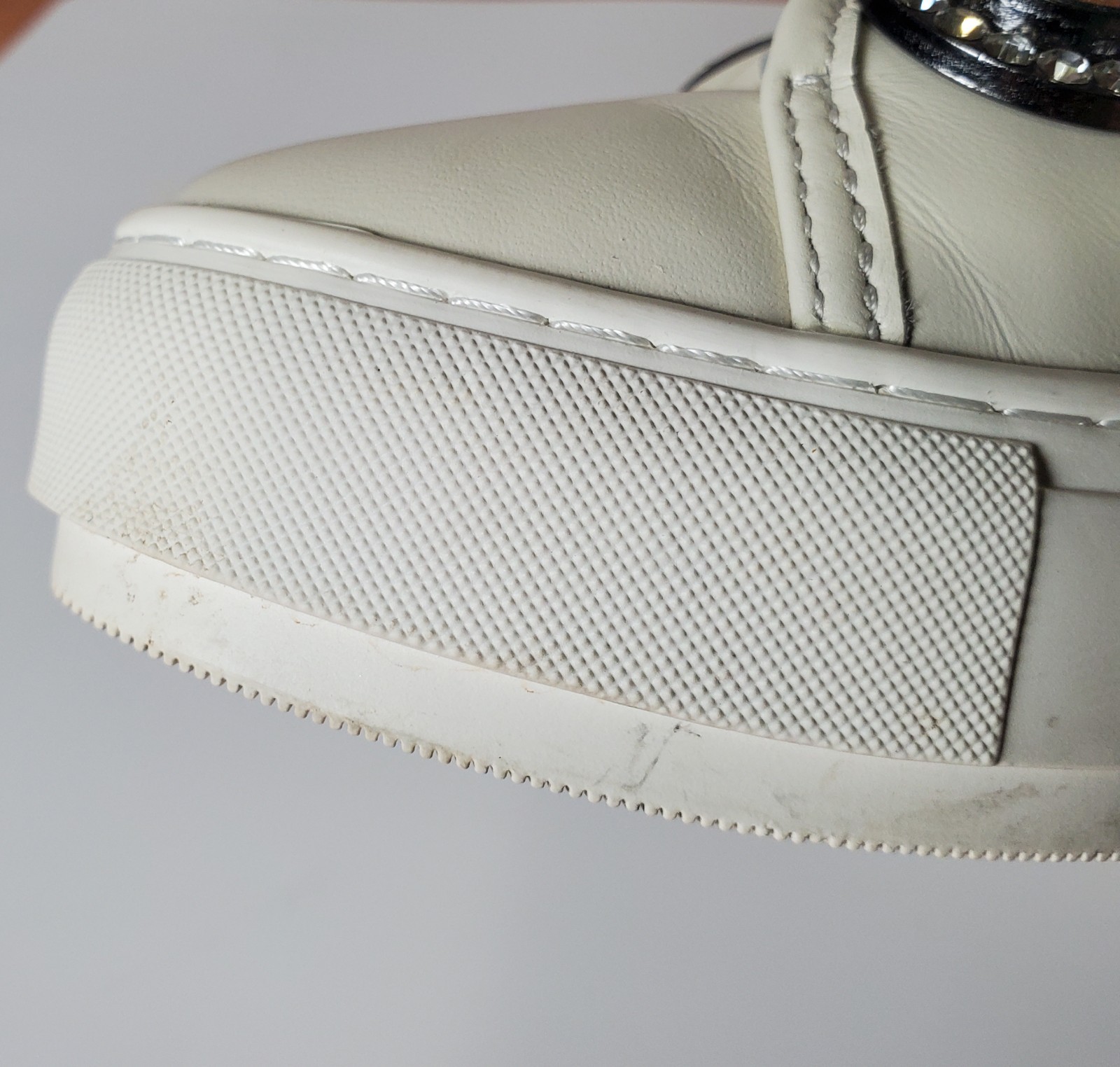 Kurt Geiger London Laney Octavia Leather Sneakers Pastel Crystals Rhinestones