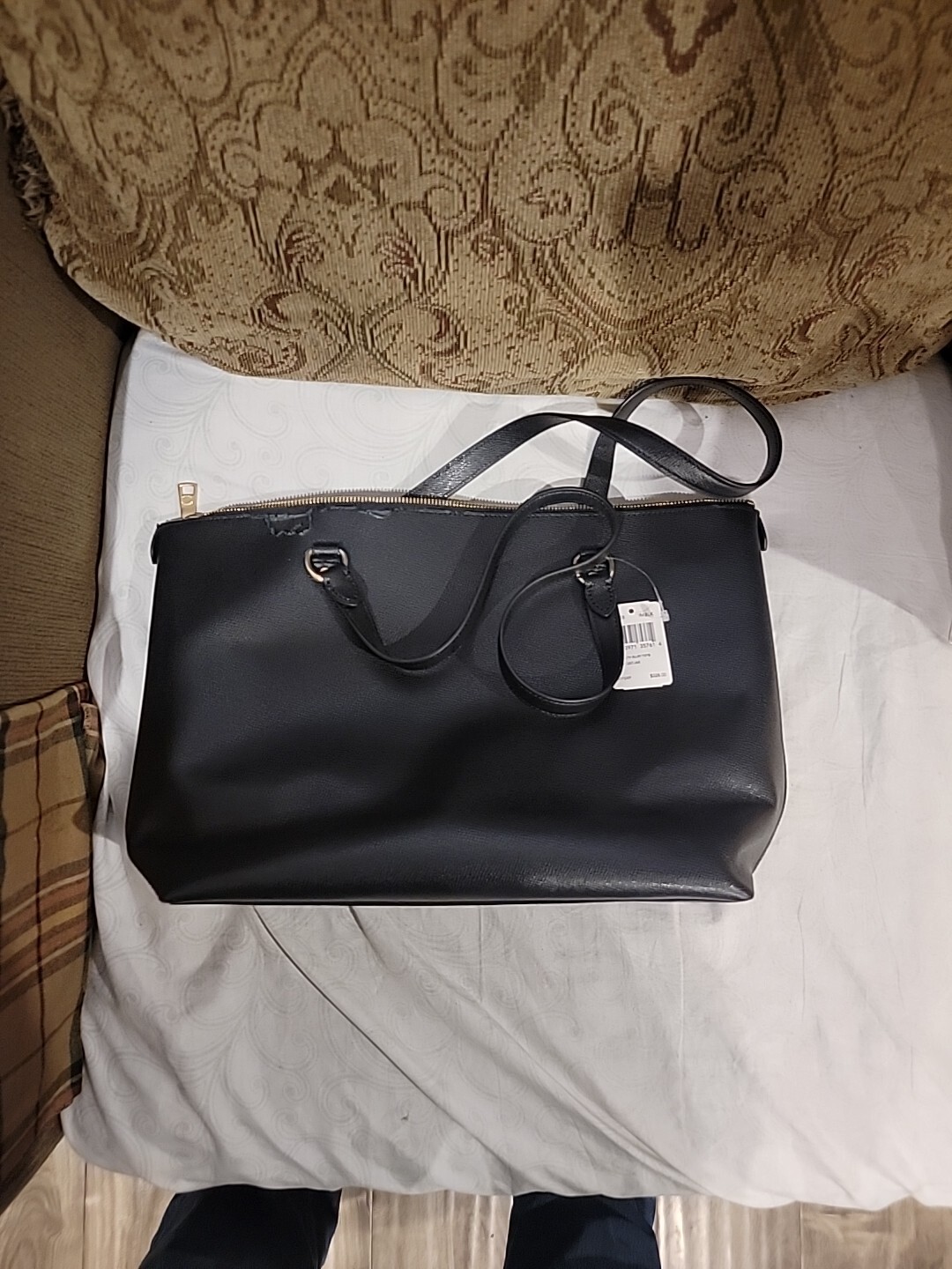 Coach F79608 Leather Gallery Shoulder Tote Purse – Black