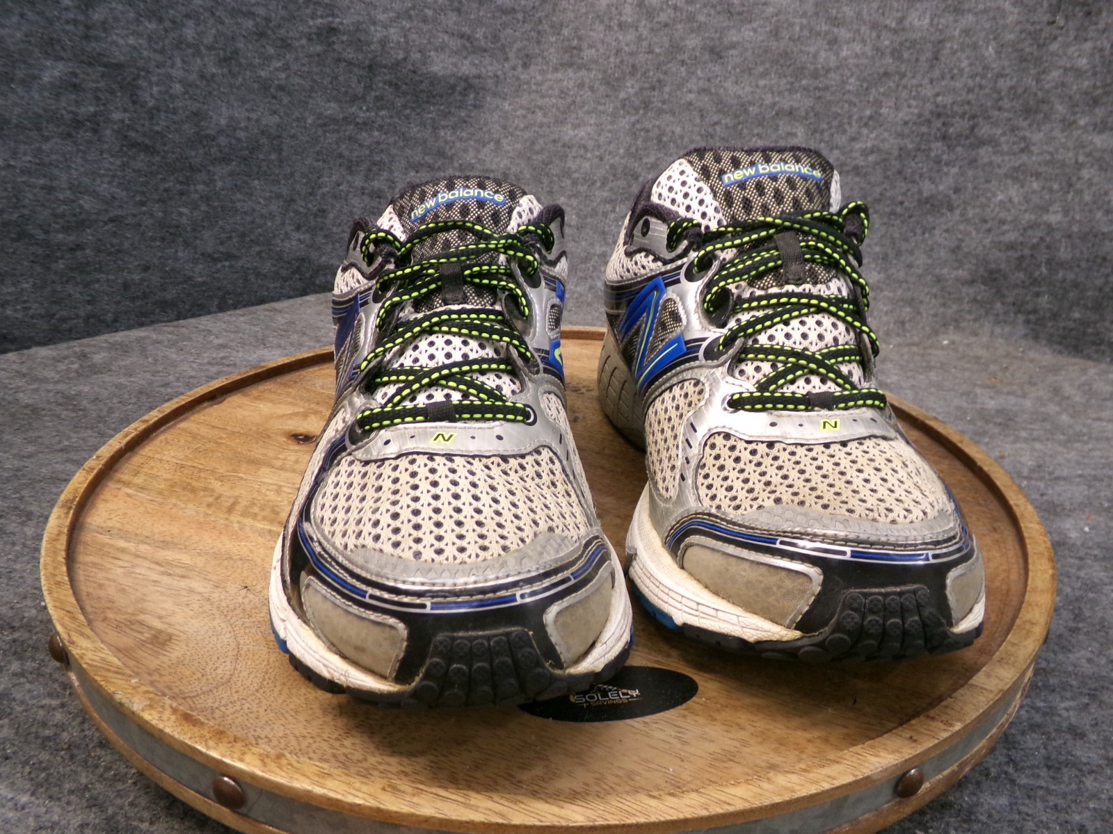 New Balance 860v3 Size 13 B Silver Blue Black Running Shoes Sneakers M860SB3 USA