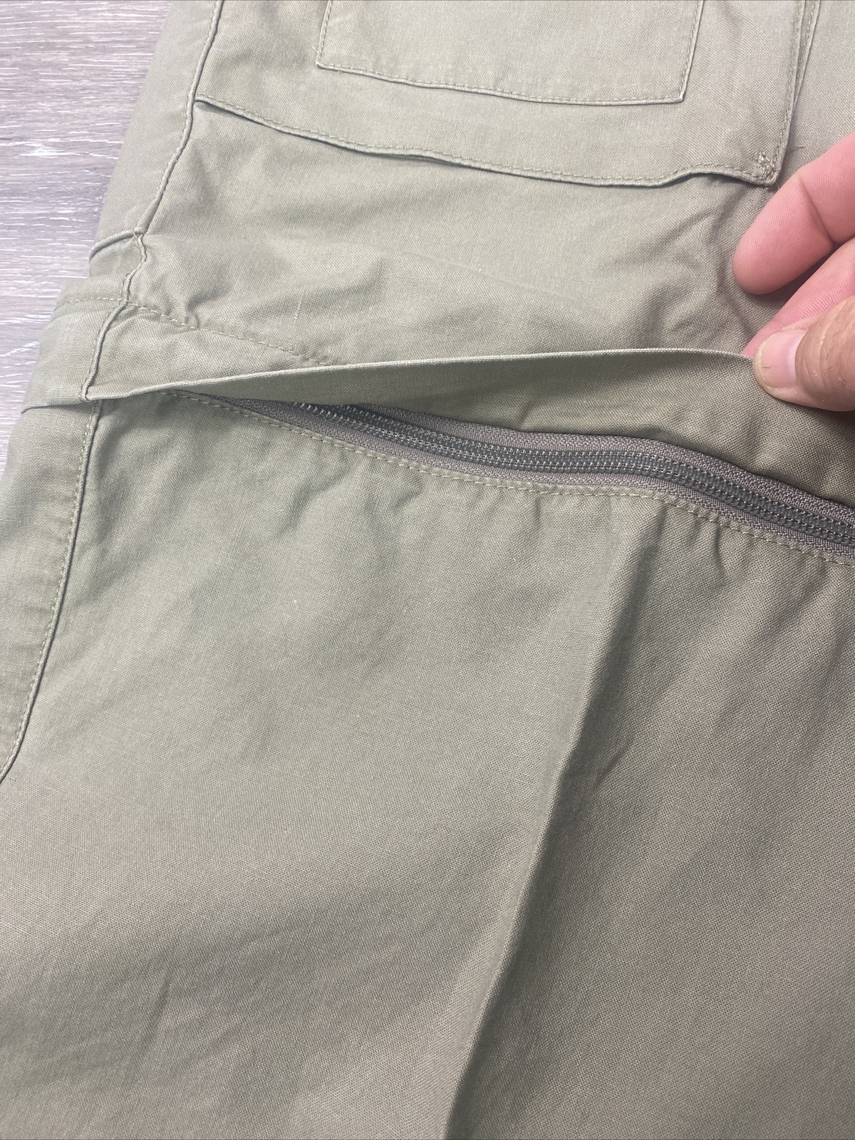 VINTAGE Cabela’s Convertible Cargo Pants Mens 38 X 31 Pockets Khaki Canvas