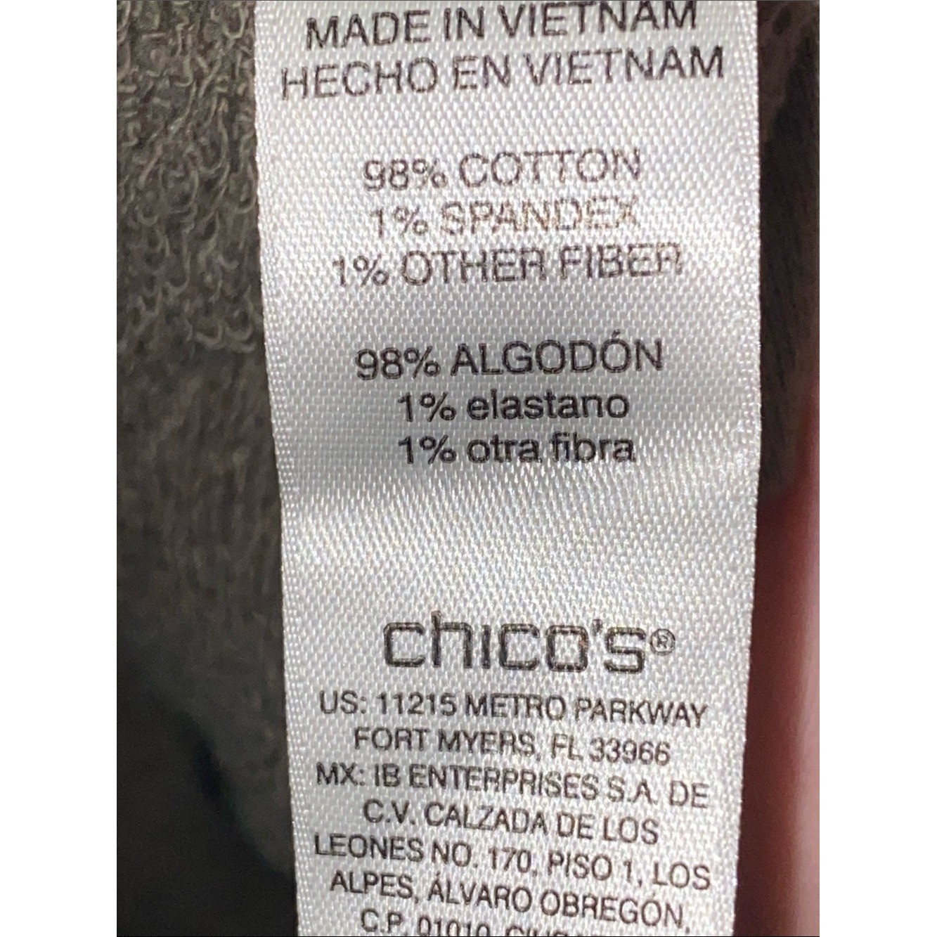 Chico’s Sage Green Button-Front Utility Jacket with DrawstringEUC CLEAN