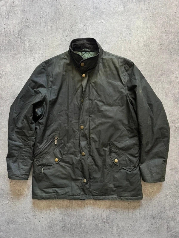 Barbour Prestbury Waxed Jacket Large
