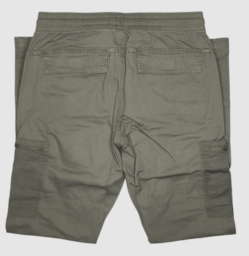 Wrangler #11644 NEW Men’s Elastic Waist Drawstring Athletic Fit Cargo Pants