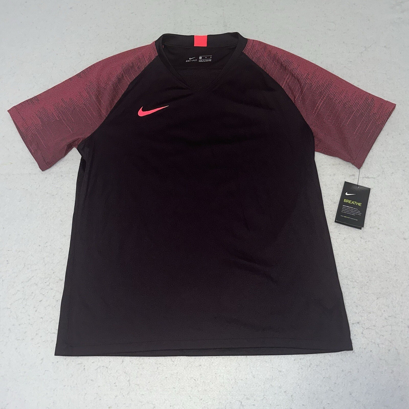 Nike Strike Jersey Shirt Mens Soccer Dri-Fit Pink Vapor Knit AT5870-659 Size XL