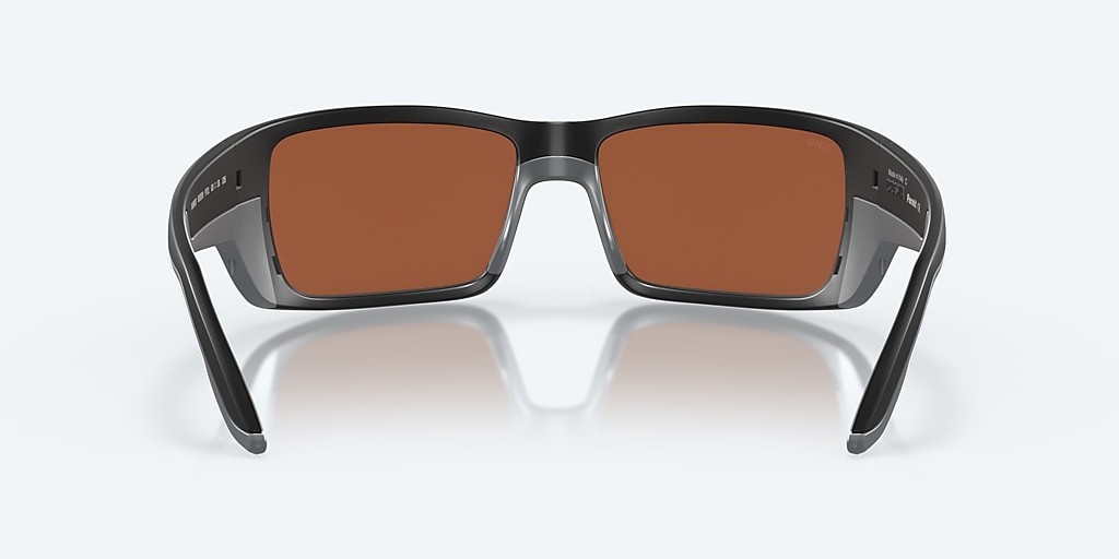Costa Del Mar Permit Matte Black/Green Mirror 580G Polarized 63 mm Sunglasses