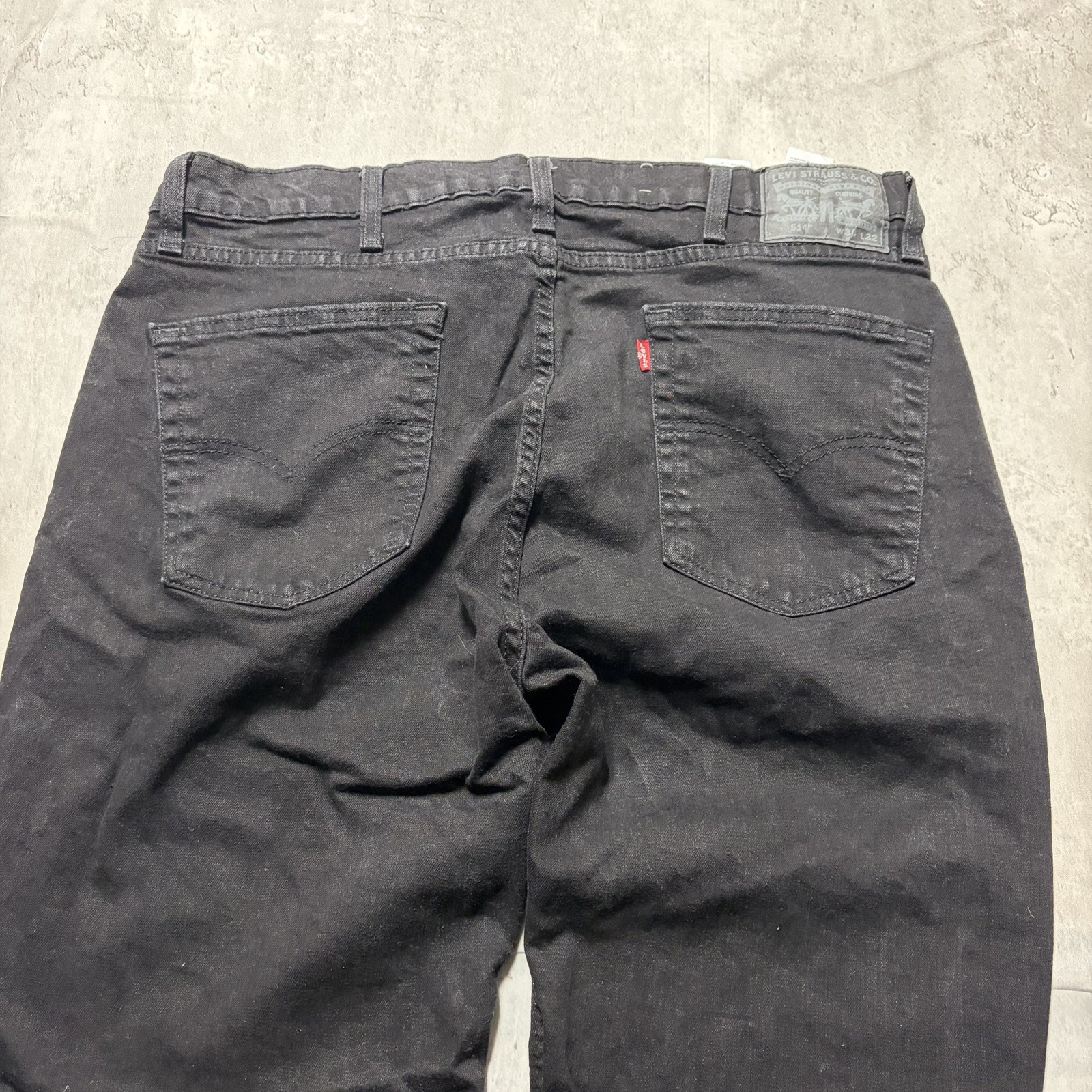 Levi’s 541 Mens Dark Black Wash Athletic Taper Fit Jeans Black 38X32
