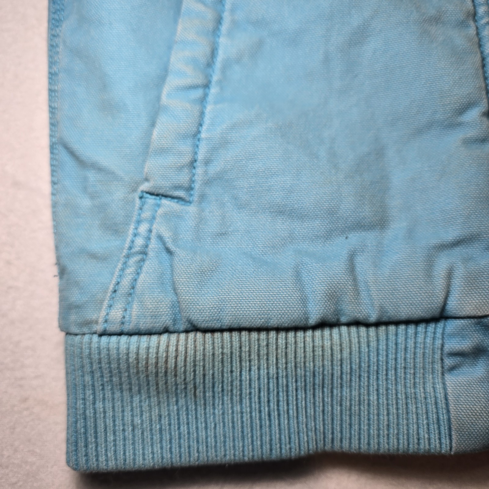 Carhartt Kids S 7/8 Sherpa Lined Sierra Jacket Blue Jul 2020 CP9564 Distressed