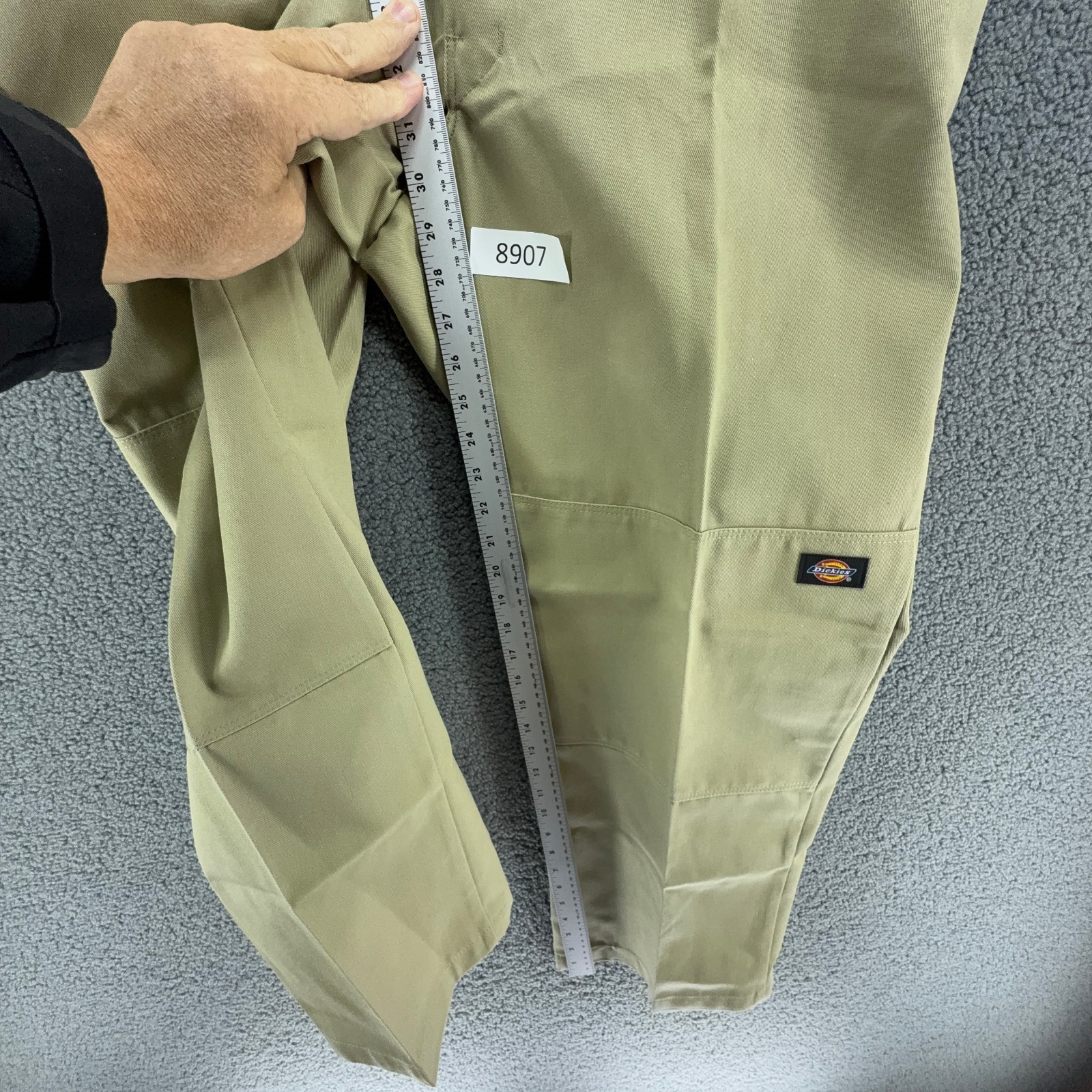 Dickies Work Pants Mens 40X30 NWT Loose Fit Double Knee Straight Leg Khaki Twill