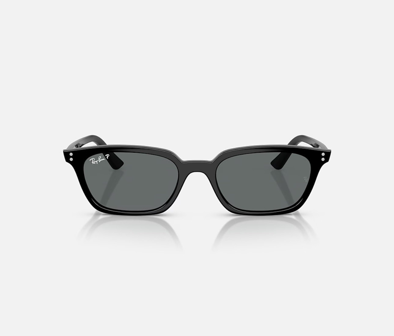 Ray-Ban ZAYA BIO-BASED Polished Black frame grey lens