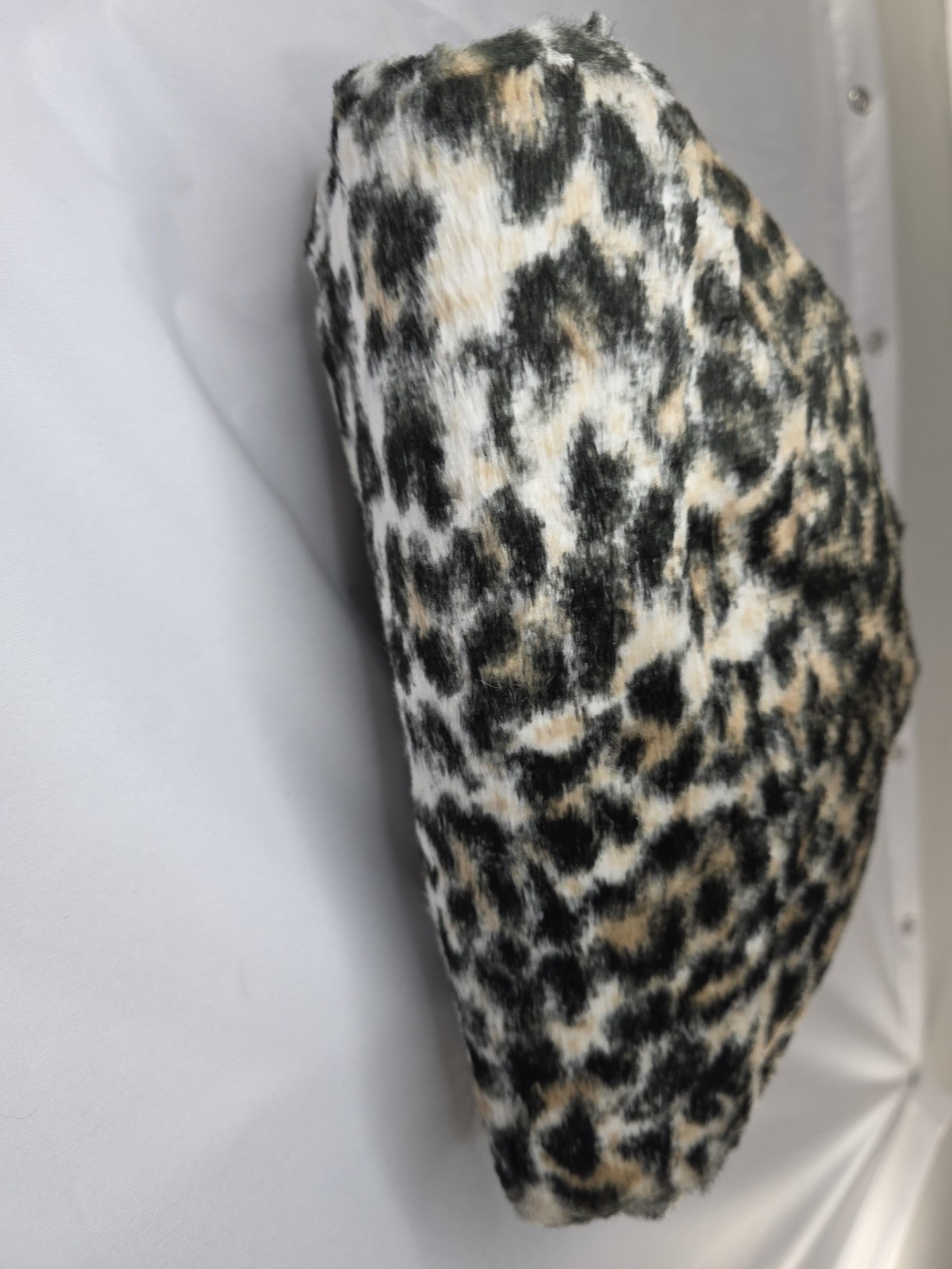 VTG 60s Ingber Purse Leopard Print Leather Handle Bow Accent Gold Hardware y2k
