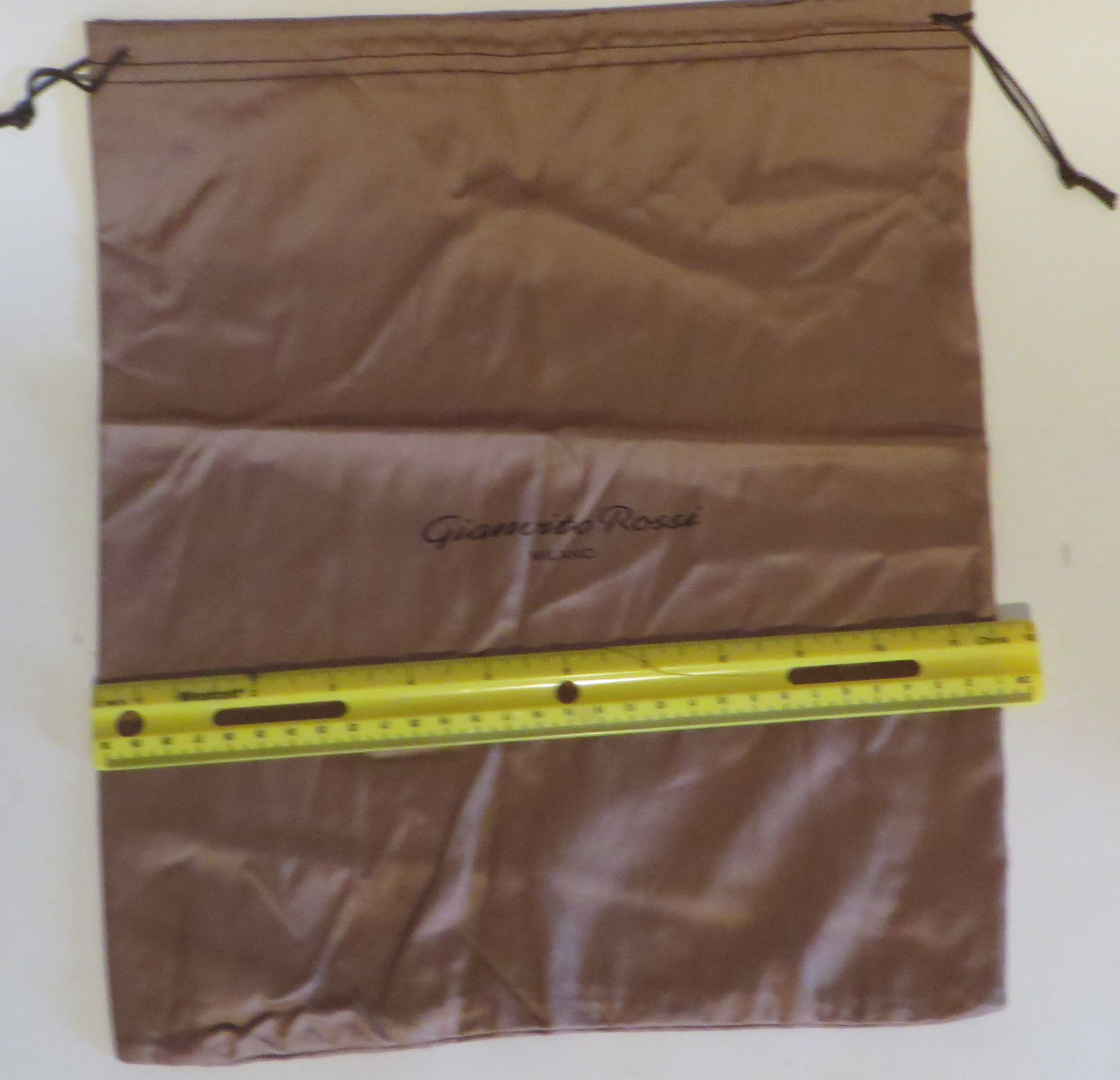 New Genuine Gianvito Rosse Sleeper Dust Bag ONLY Handbag Draw String 13.5 X 11.5