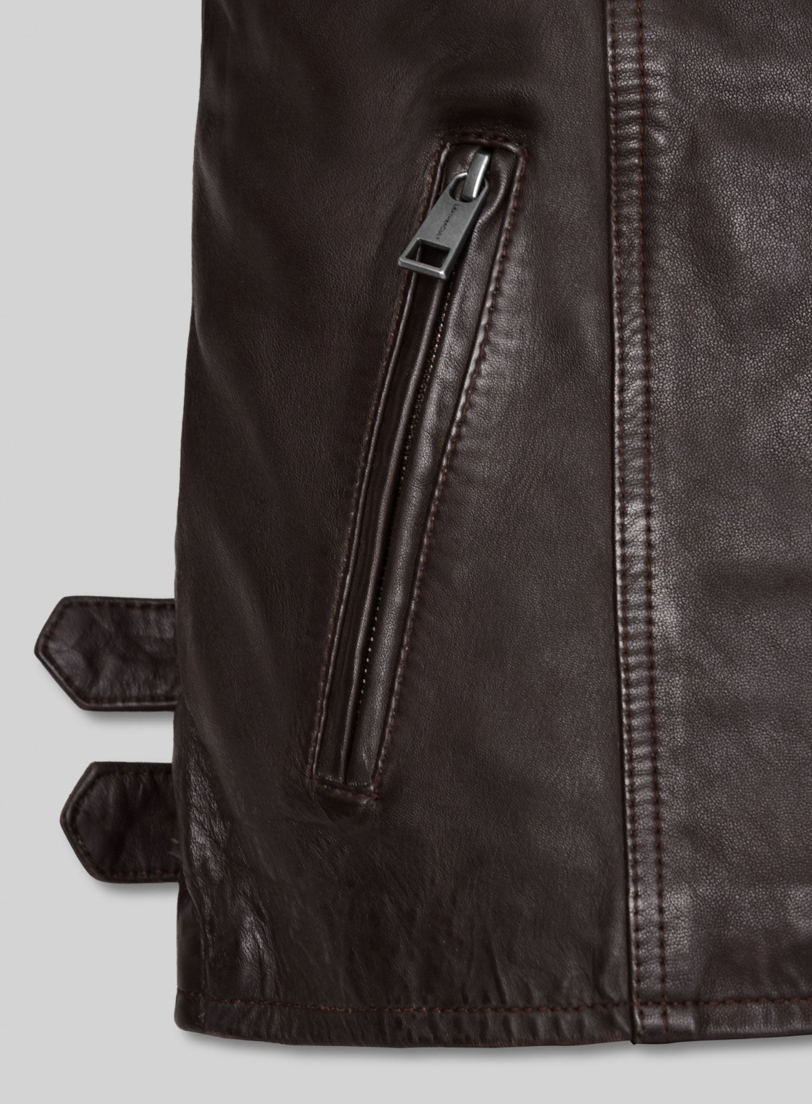 Women’s Dark Brown Leather Biker Jacket Pure Lambskin Size XS S M L XL XXL 3XL