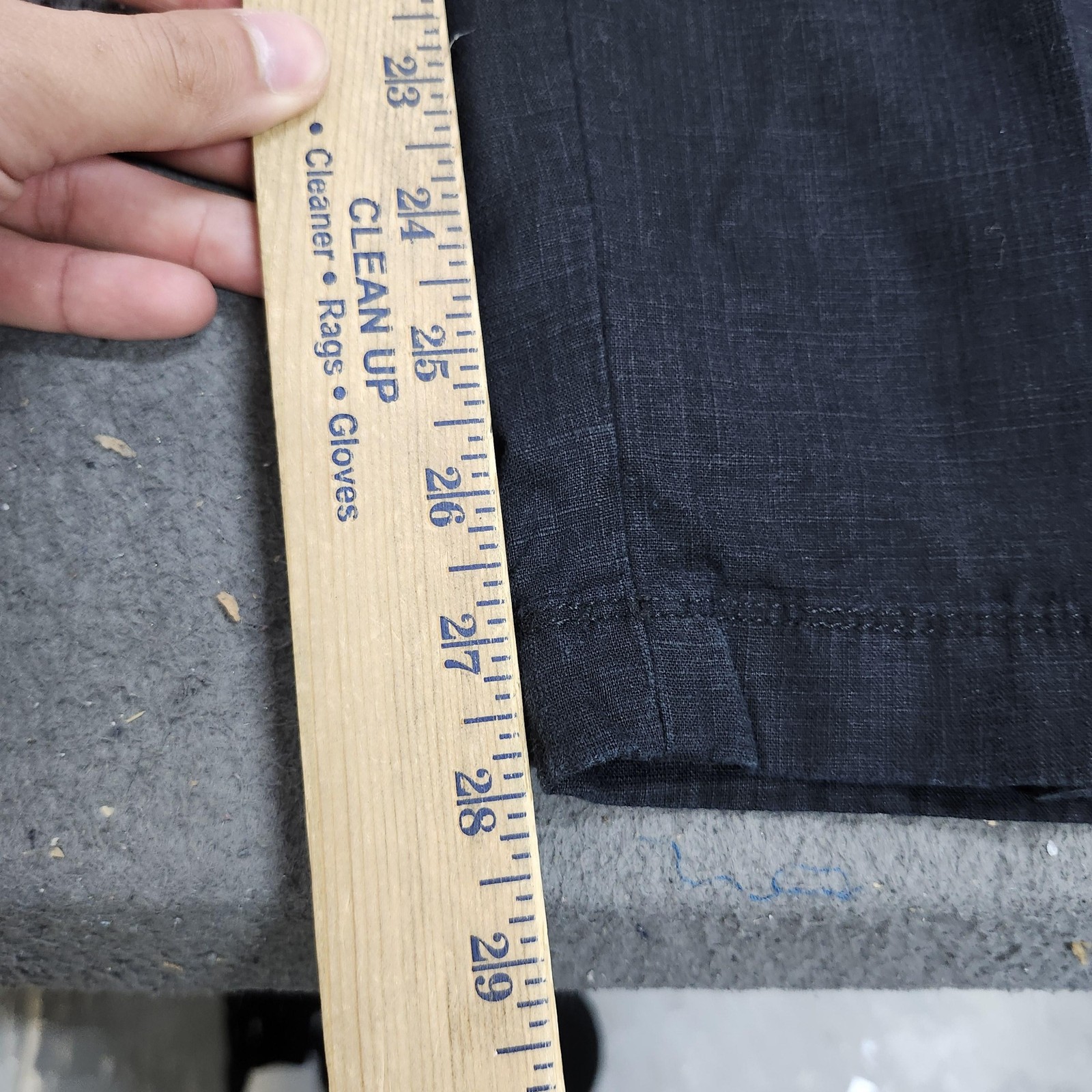 J Crew Pants Womens 4 Black Twill Cargo Relaxed Straight Leg Pockets Casual