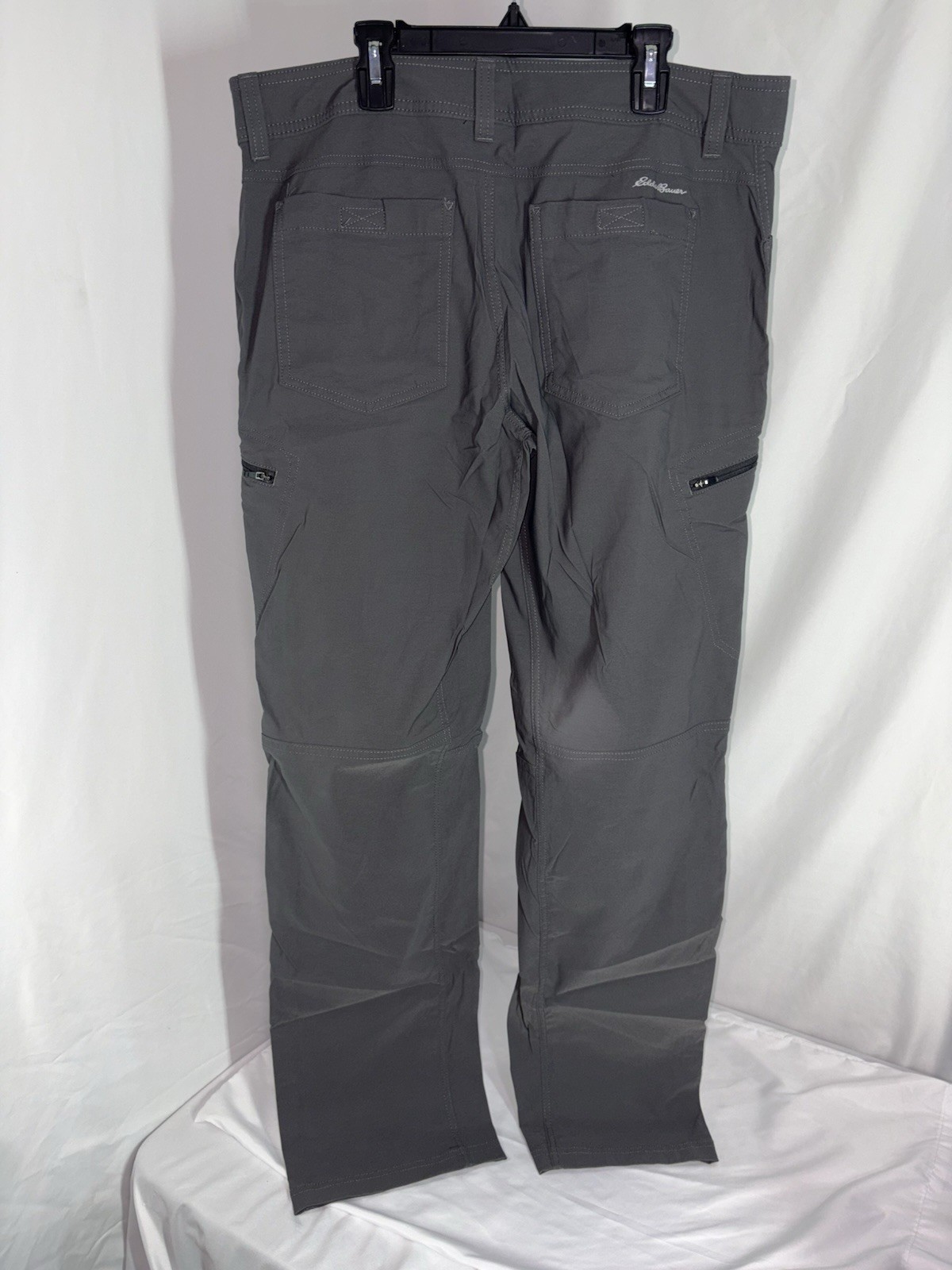 Eddie Bauer First Ascent Pants Mens 35×34 Gray Nylon Stretch Hiking Outdoor