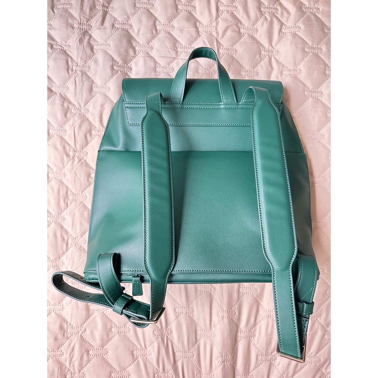 BEIS x Wicked The Expansion Backpack Elphaba Green Vegan Leather Travel Bag