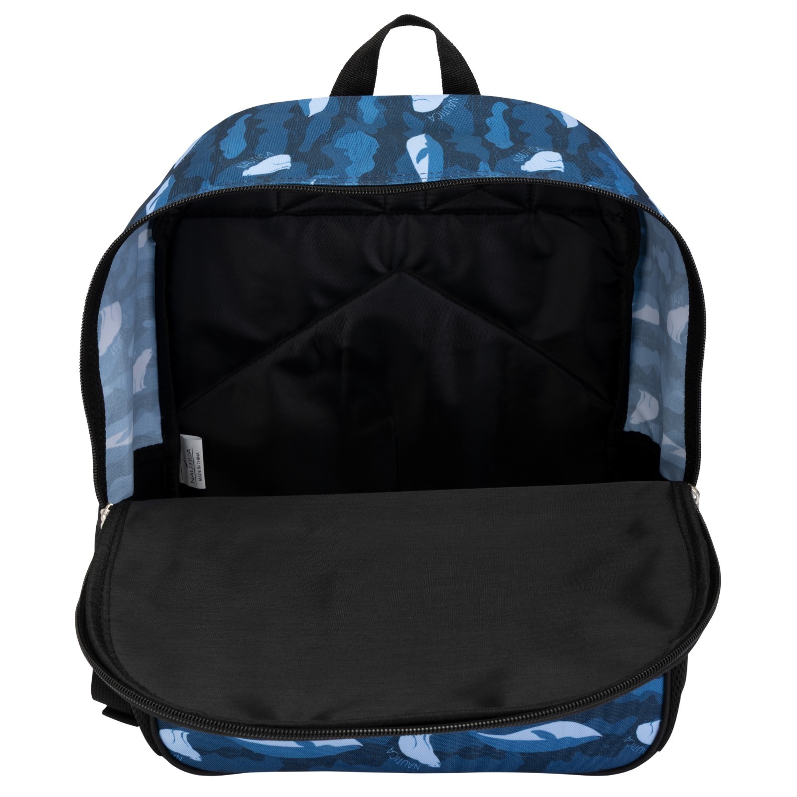 Nautica 16″ Back to Basics Cushioned Kids 3-Piece Backpack Set | Polar Camo