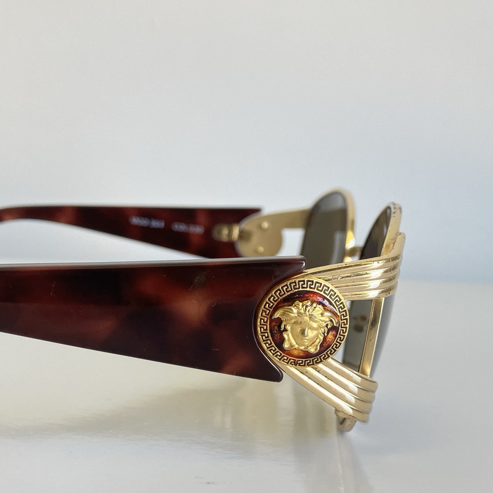 Gianni Versace Medusa sunglasses MOD S64 COL 030 In Excellent Condition