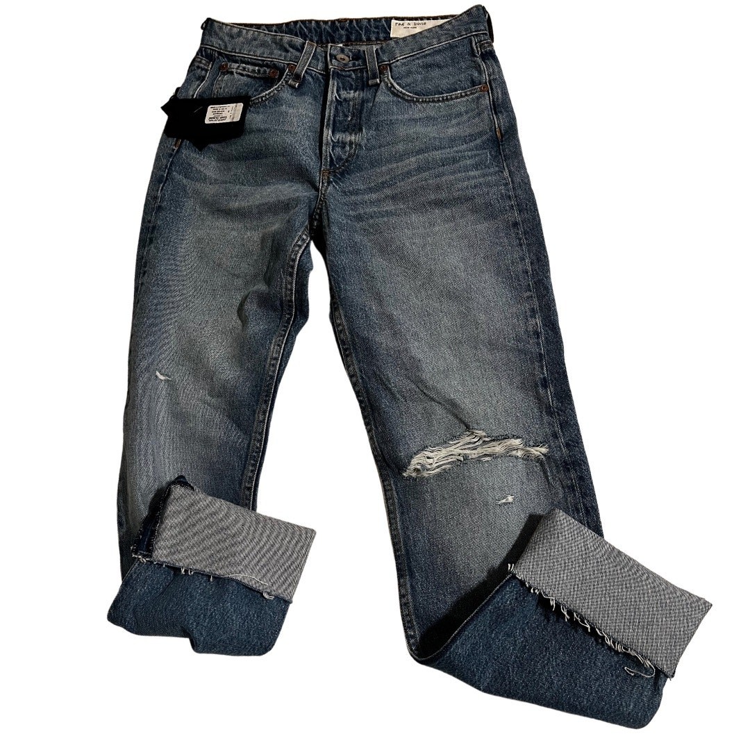 Rag & Bone | Rosa Mid-Rise Boyfriend in Jones | Size 23