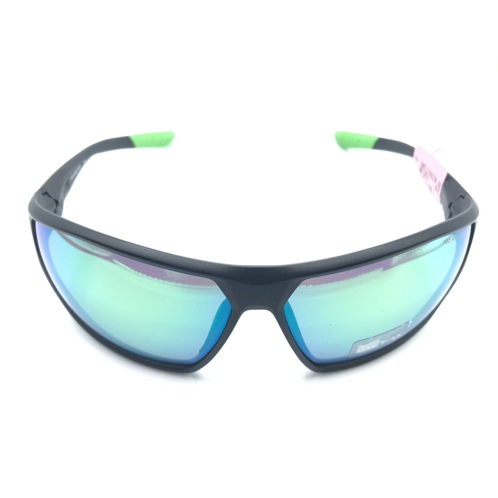 Nike Ignition R EV0867 003 Black Green Wrap Sunglasses Frames Designer Men Women