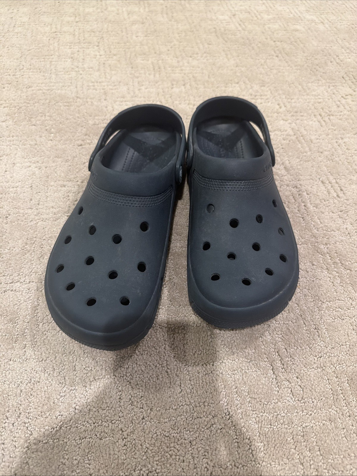 UsedGood_Crocs Unisex-Adult Classic Clogs (Best Sellers), Slate Grey/Black 11
