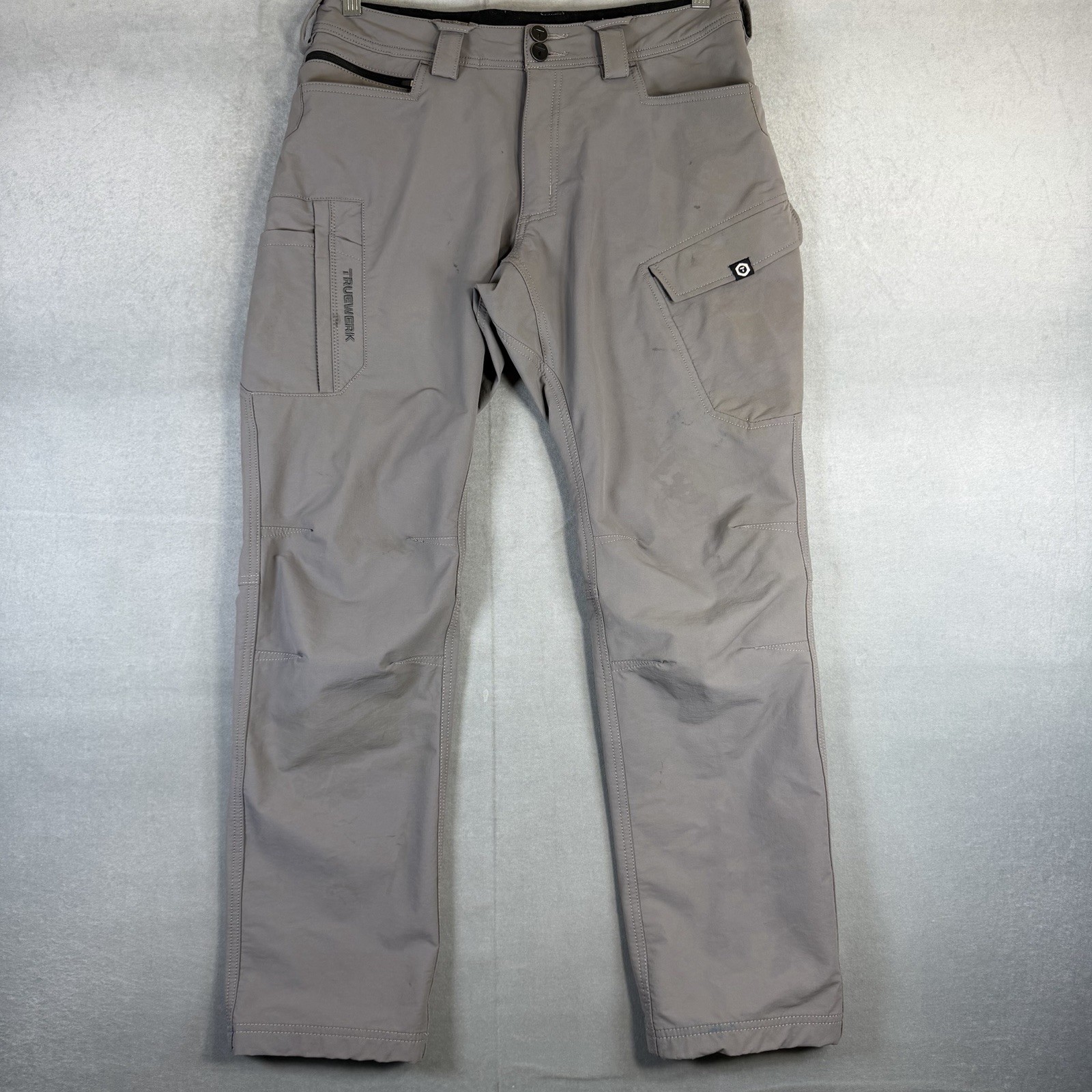 Lot Of 6 Truewerk T1/T2 Werkpants Mens 32×30 Green Khaki Gray Cargo Utility Work