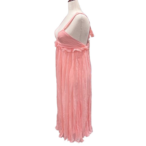 NWT J. Crew Collection Ruffle-trim in Crinkle Cupro A-Line Midi Dress (Size 14)