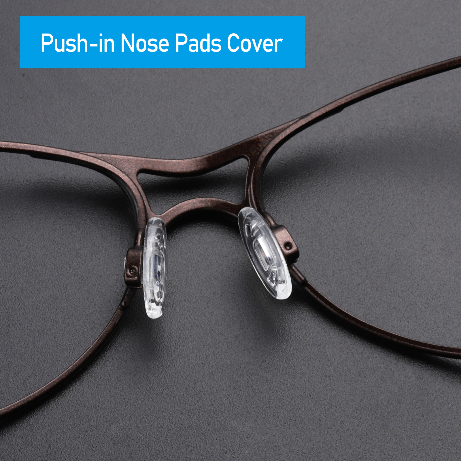 Silicone Replacement Crystal Clear Nose Piece For-Oakley Wingspan/ Dart