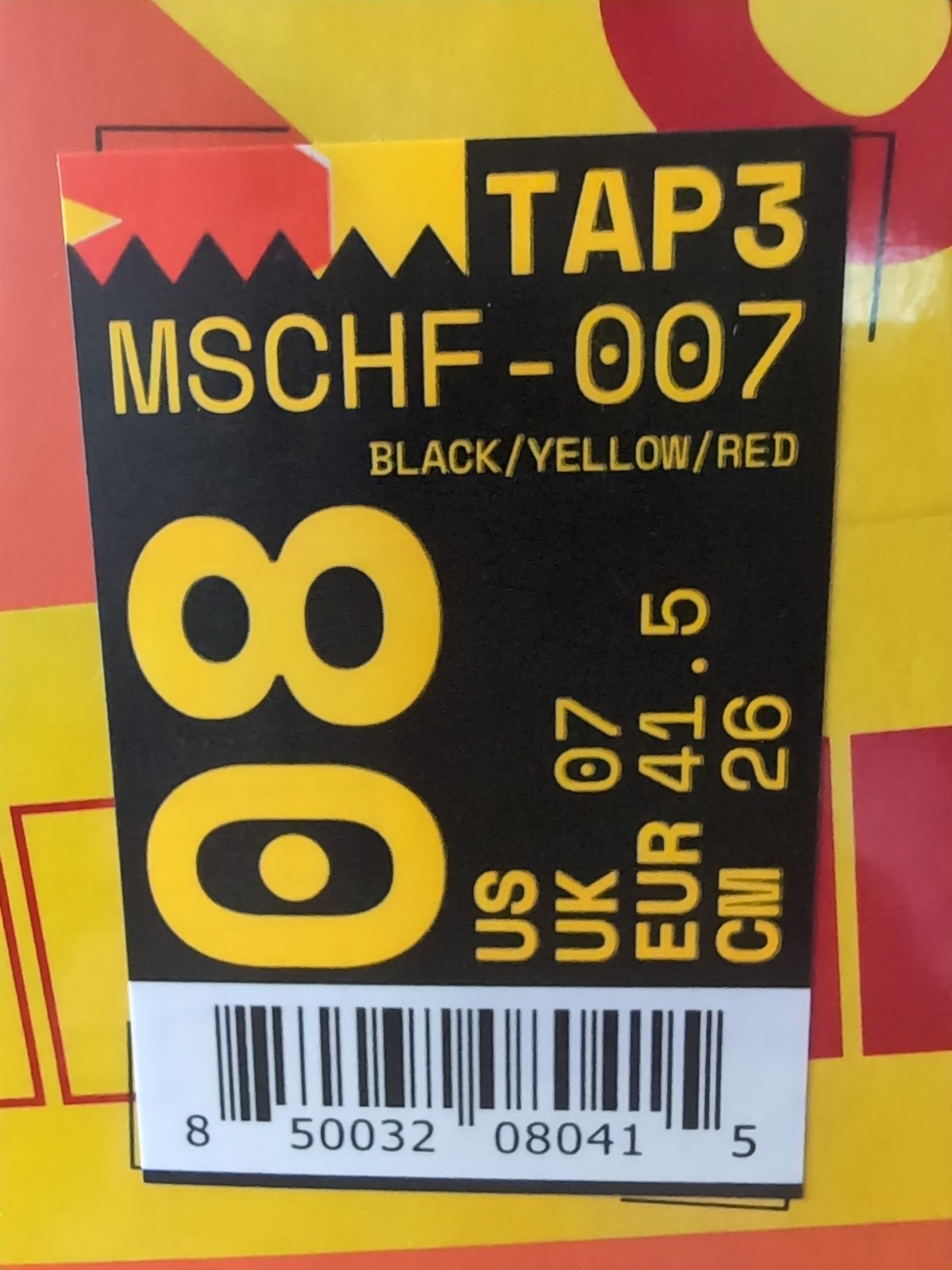 MSCHF Tap3 Sneakers Shoes BLACK Limited Edition Size 8 New
