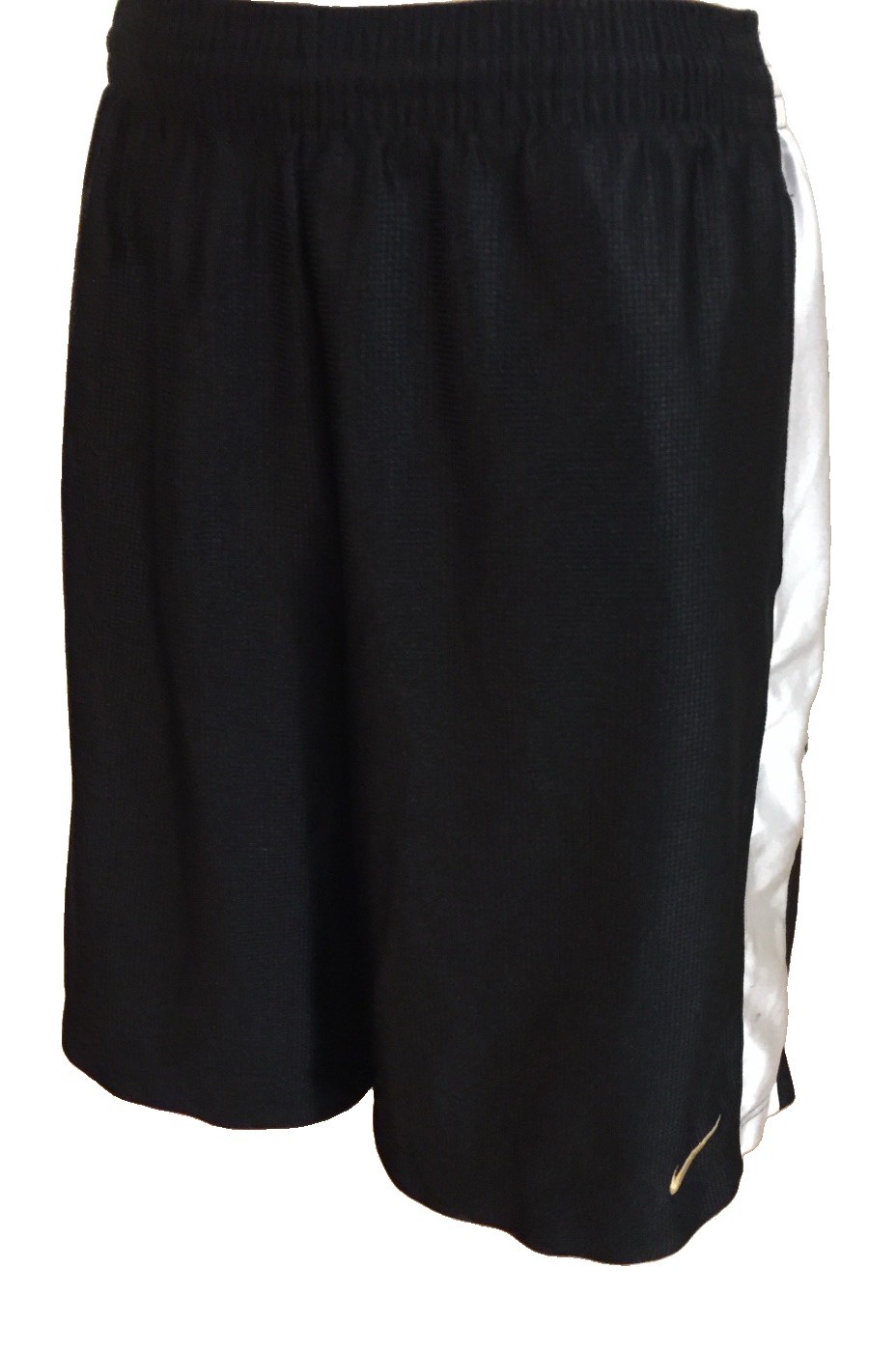 Men Nike XL Black Basketball Shorts Casual Elastic Waist 207630-022 Dazzle -Spot