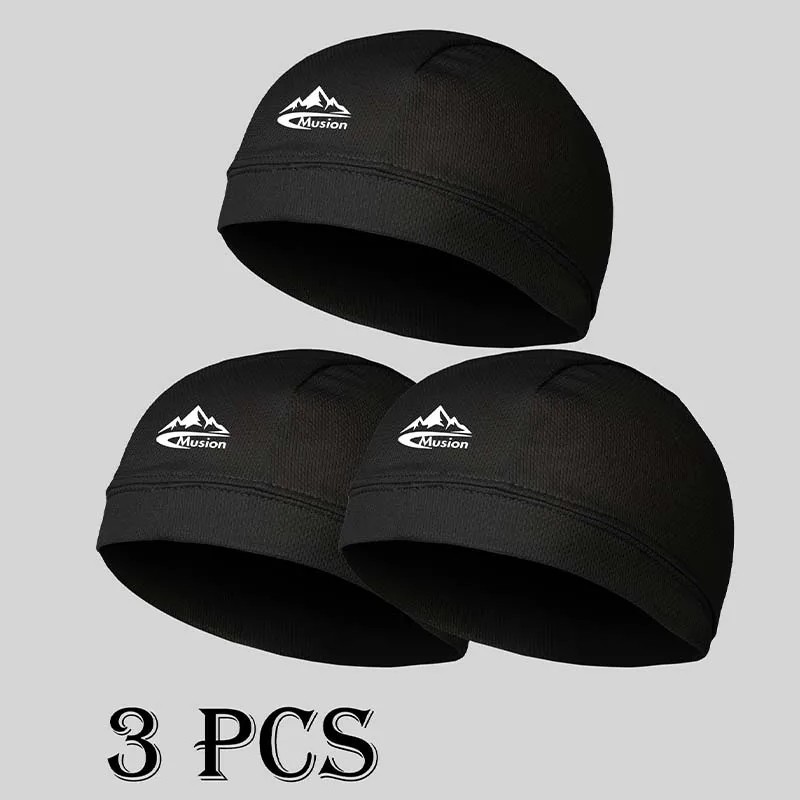 Cooling Skull Cap Helmet Liner Sweat Wicking Cycling Running Hat for Men
