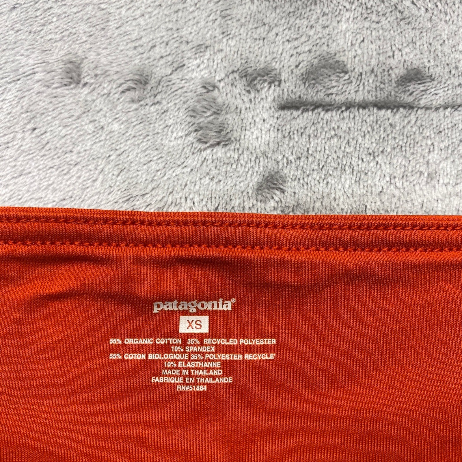 Patagonia Vitaliti Skirt 58435 Womens XS Orange A-Line Faux Wrap Fits 26.5″