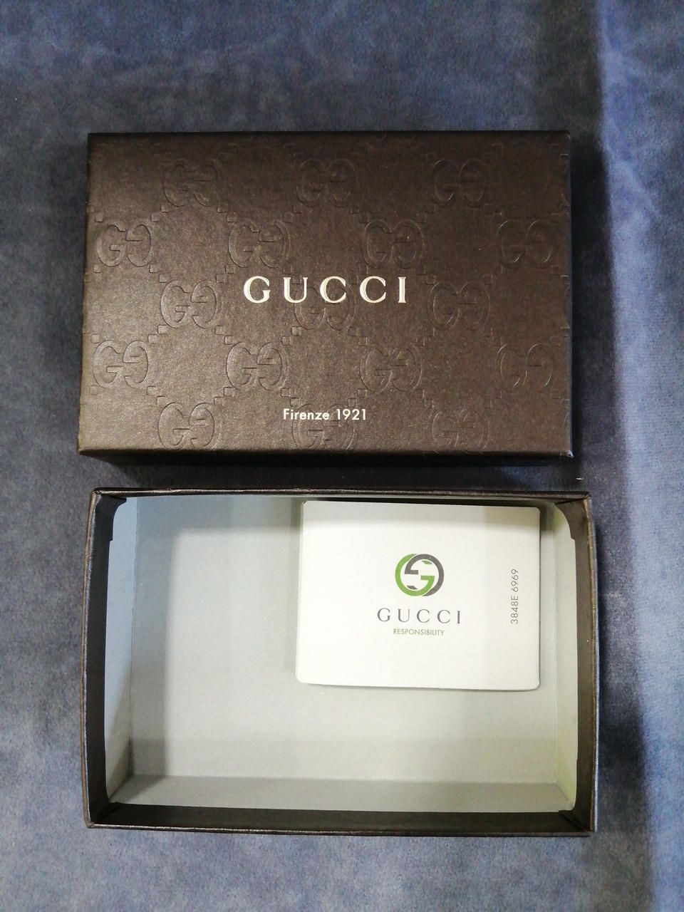 GUCCI 6-Key Case Shima Sherry Line Leather Canvas Used