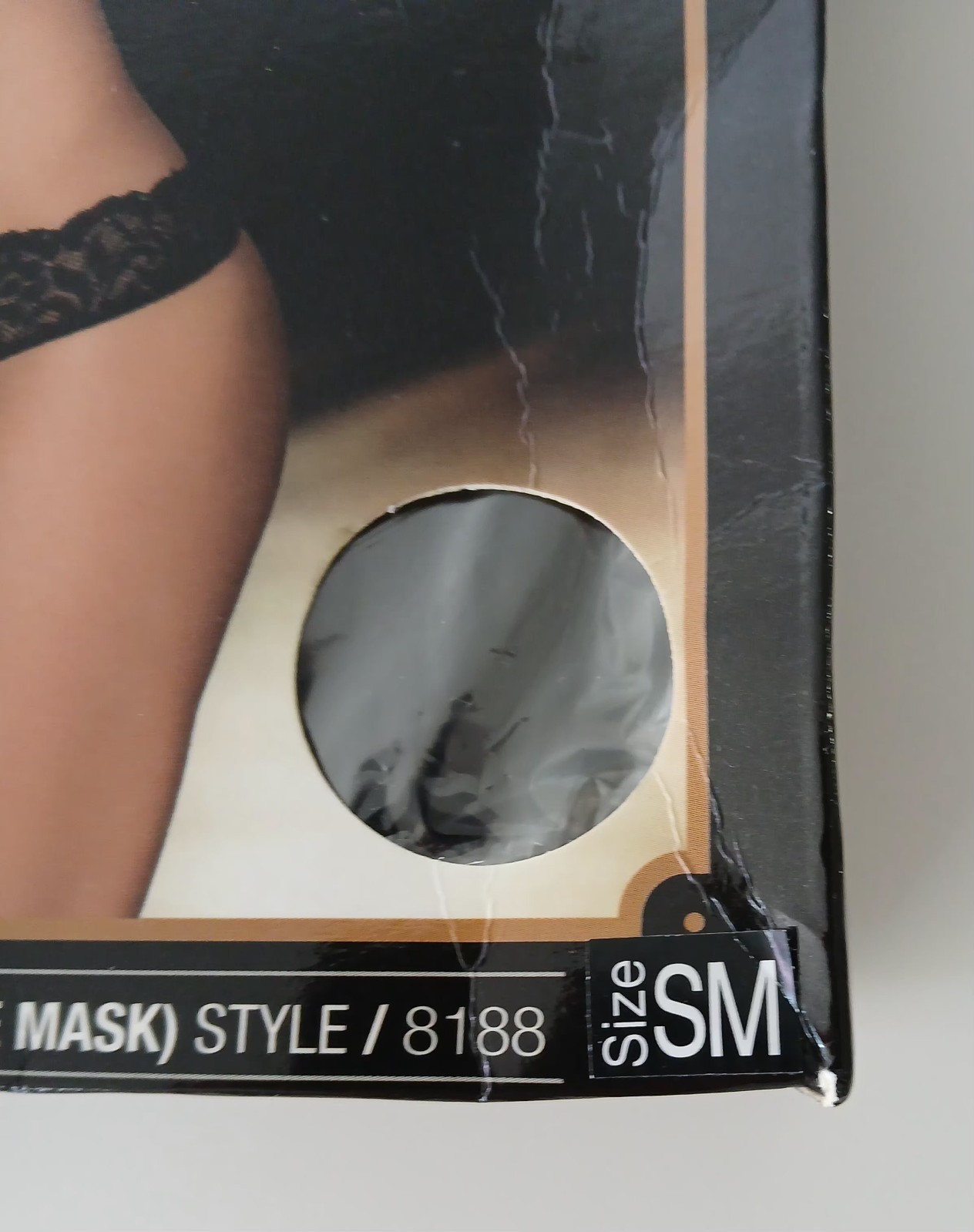 Mapale Lingerie 8188 New 4 Piece Set Color Black Size Small With Eye Mask Cute