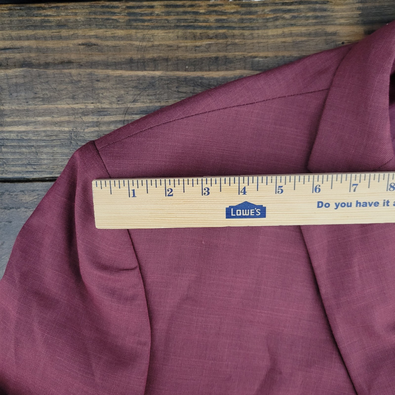 Lineage Men’s Sport Coat Blazer Two Button Burgundy Performance Stretch 56R