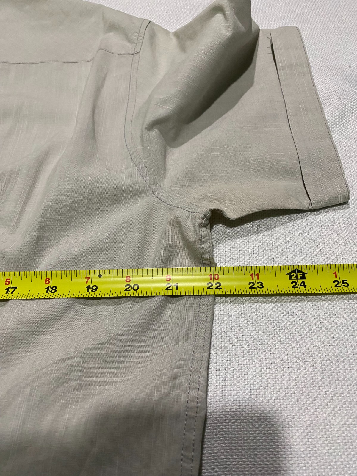 7 Diamonds (XLG) Military Style Utility Short Slv. Button Up Shirt – EUC !