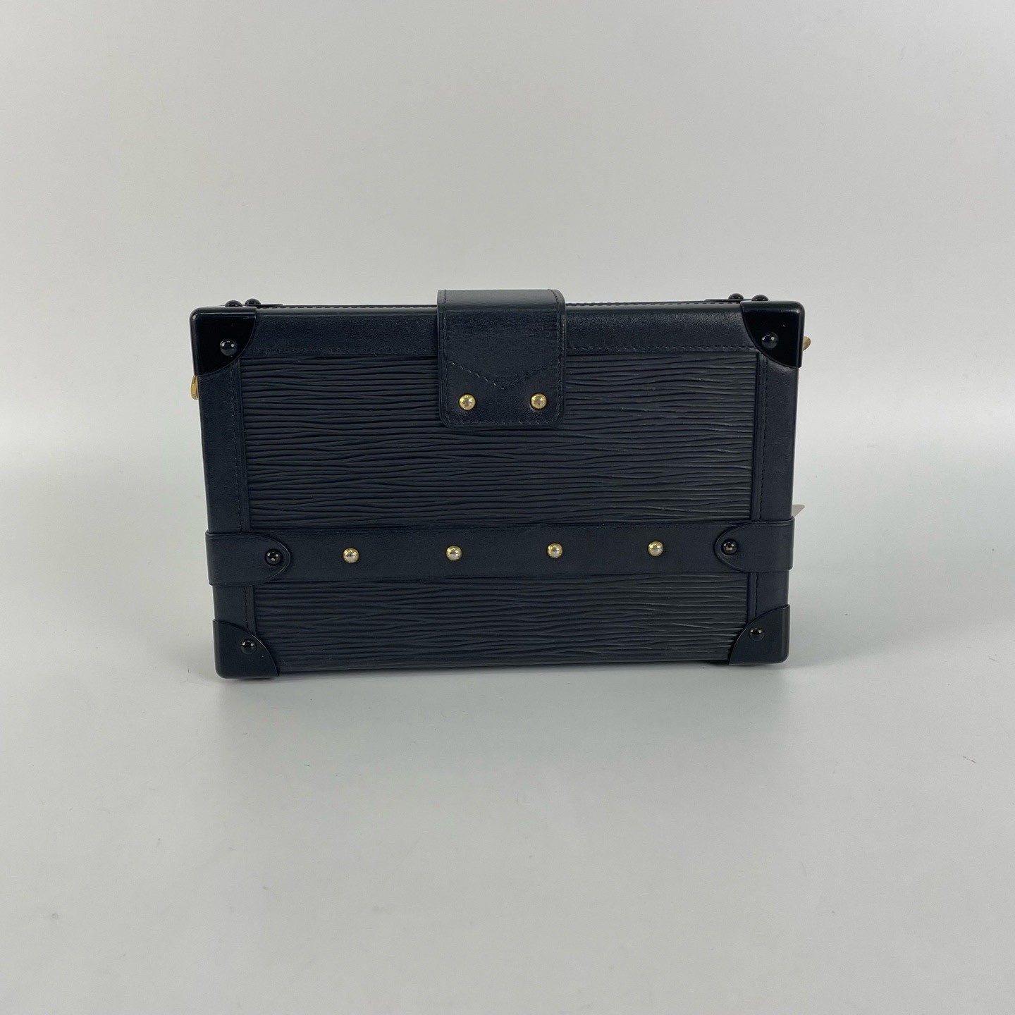 Louis Vuitton Pre-Owned Authentic Box Clutch Black 20×12.5×6cm